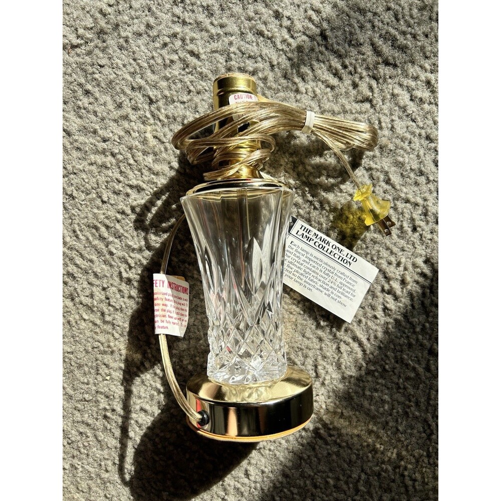 Mark One, Ltd. Crystal Table Lamp Base ONLY